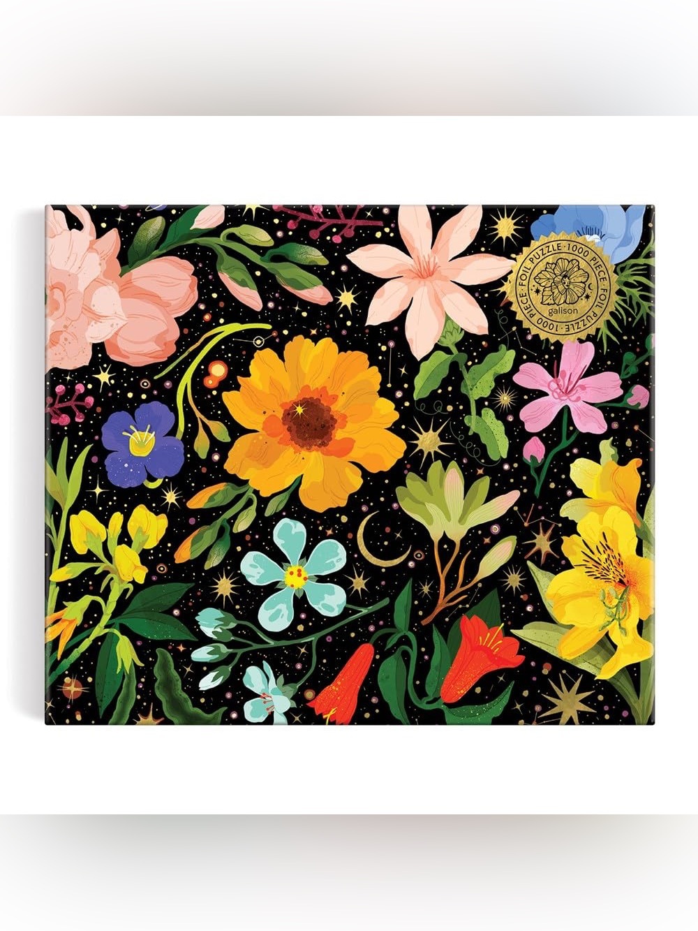 Galison Intergalactic Flora 1000 Piece Foil Jigsaw Puzzle